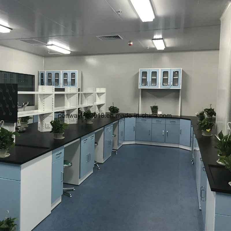 All Steel Lab Furniture with Wall Cabinet