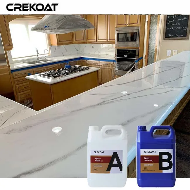 Highly Durable Wear Surface Copper Epoxy Flooring for Countertops