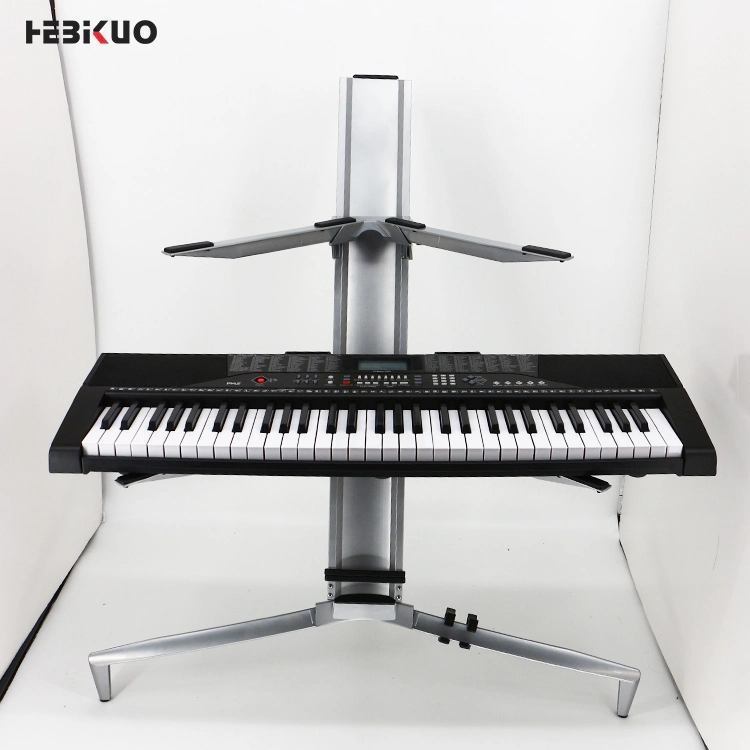 Factory Price Aluminium Airplane Shaped Keyboard Piano Stand Double Electronic Piano Stand