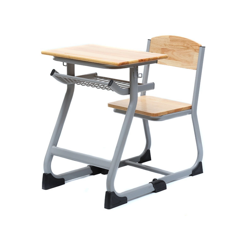 Ensemble de tables et chaises d'école en bois de gros, bureau élémentaire pour les étudiants Et mobilier d'école de chaise