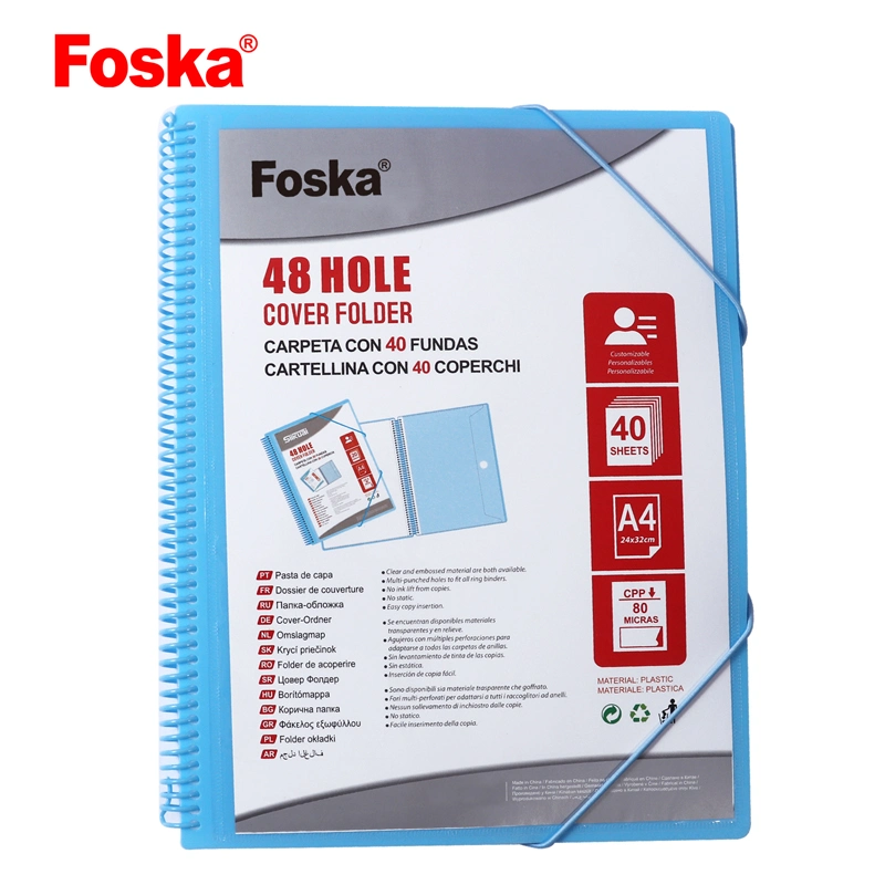 Foska Hot SLE buena calidad PP Display Book Folder