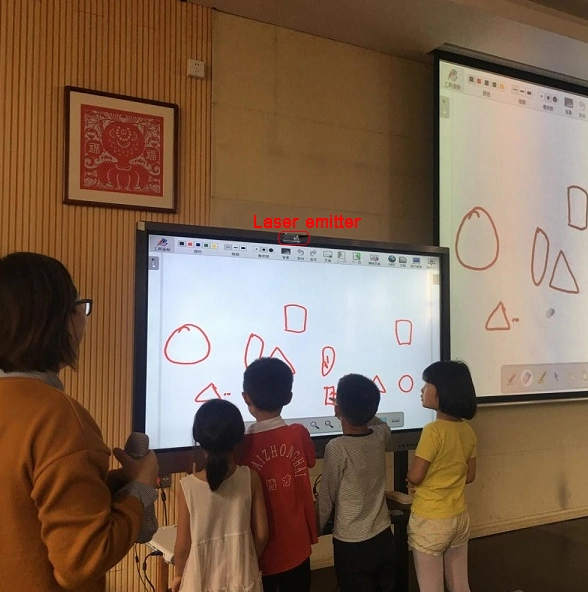 Digital Teaching Board 100 Points Finger Touch Screen Interactive Whiteboard Smart White Board for Office Meeting