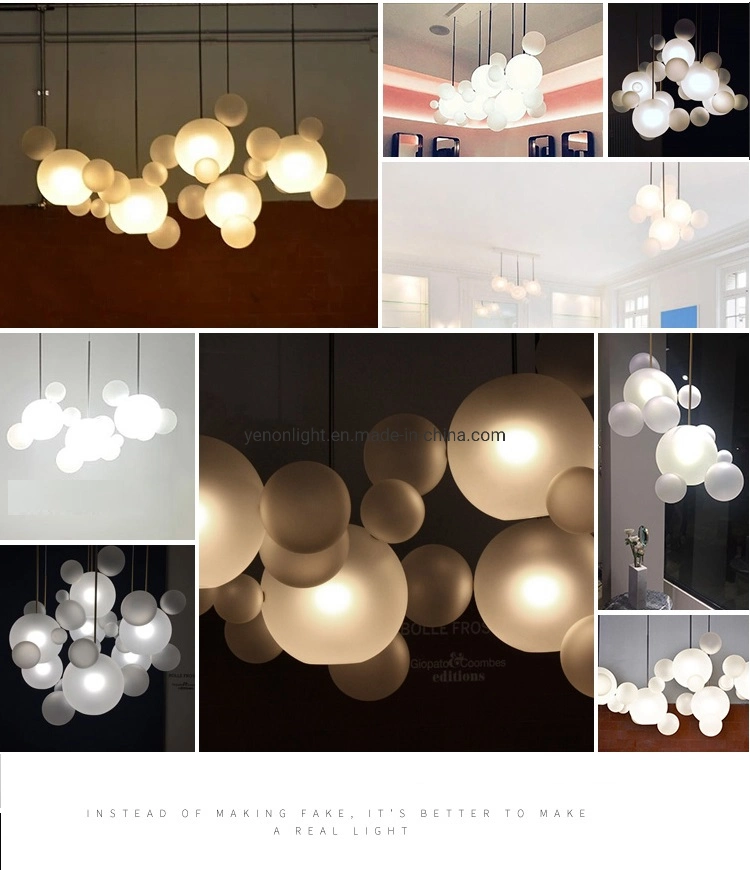 Mickey Bulb Light Restaurant Suspension Lighting Chandelier LED Pendant Lamp