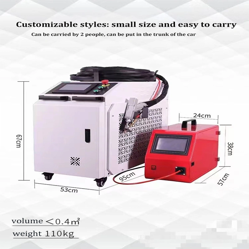 Fibra portátil soldadura a laser máquina 1000W 2000W 3000W