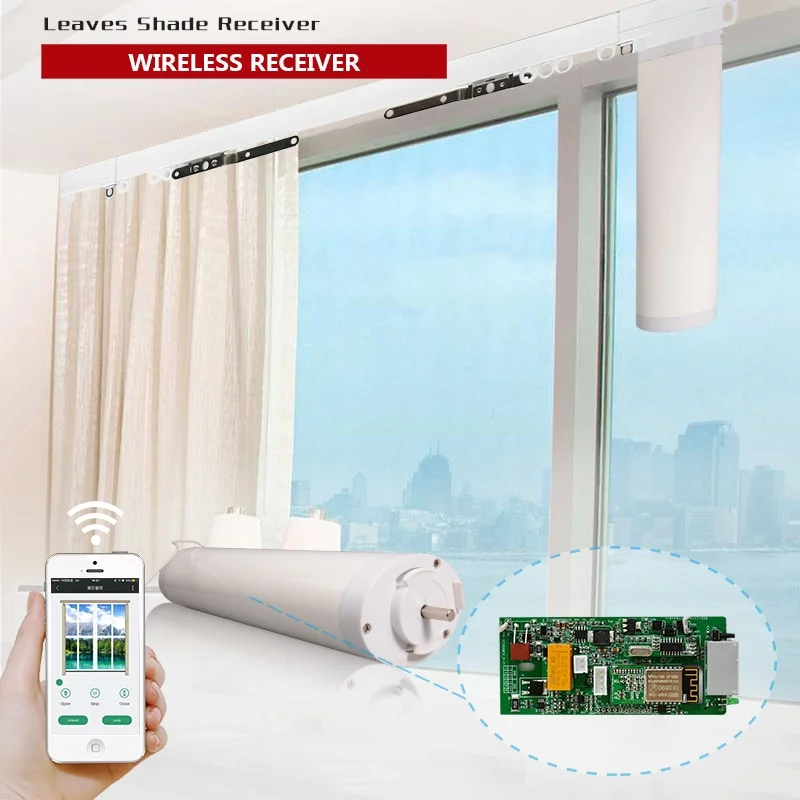 Intelligent Leaves Shade Electric Curtain Controller Yet858-WiFi