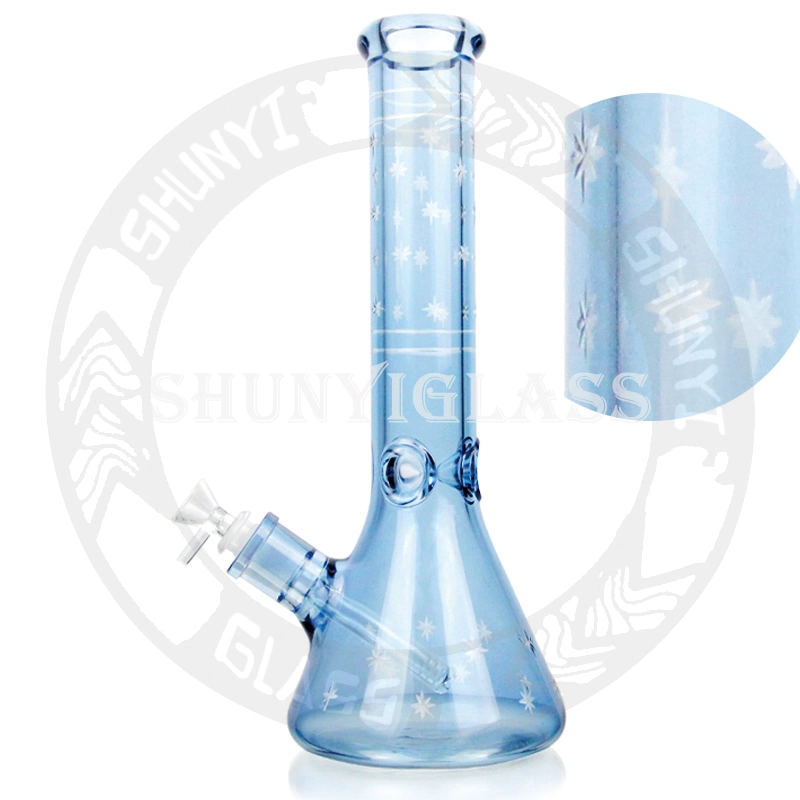 7mm Heady Glass Beaker Pipe Handmake Smoking Water Pipe Hookah Shisha Melt Glass