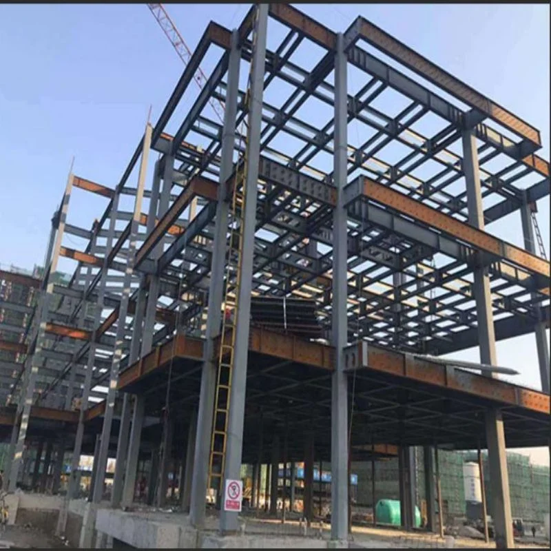 Prefabricated House Metal Frame Warehouse Building Garage Steel Structure