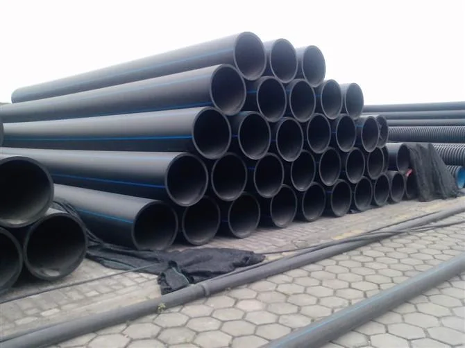 Pure PE Material HDPE Pipe for Water Supply and Drains