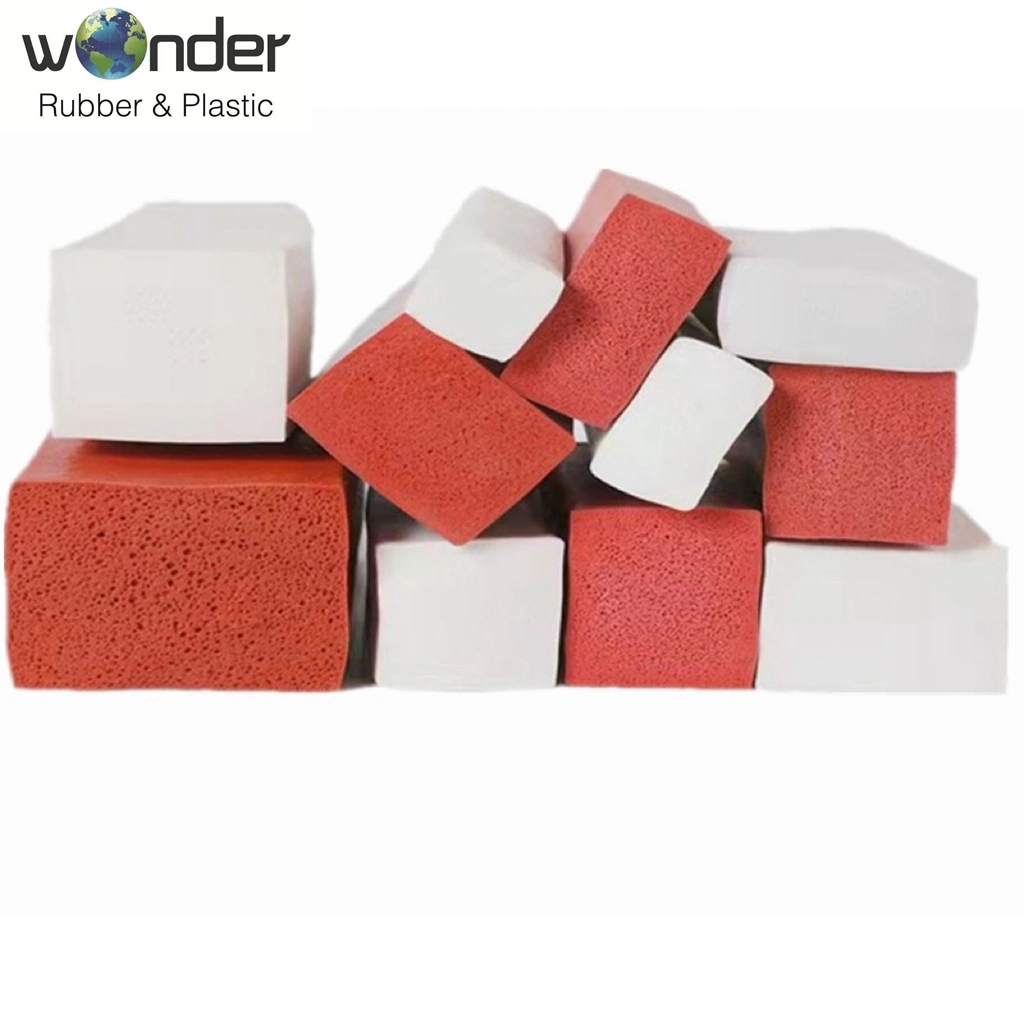 Square Shape Sponge Foam Self Adhesive Silicone Rubber Seal Strip EPDM / PVC