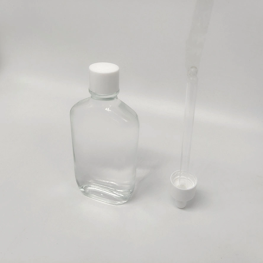 50ml Clear Glass Dropper Bottle Customized Cosmetic Container