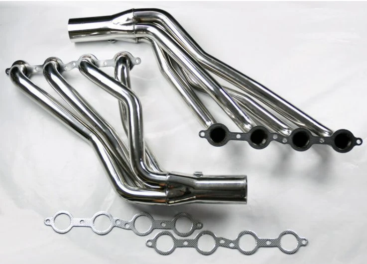 Chevy Gmc 07-14 4.8L 5.3L 6.0L Long Tube Stainless Steel Headers W/ Gaskets Exhaust Header