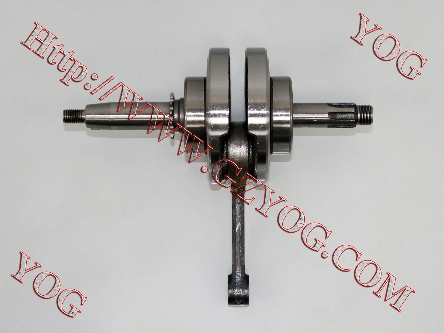 Yog Motorcycle Spare Parts Engine Crankshaft for Wave110, Tvs Star, Bajaj Boxer