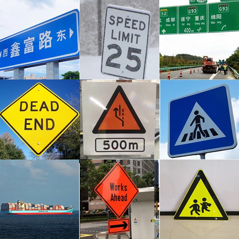 Customize Factory Price International Street Highway Parking Road Traffic Safety Control Warning Reflective Road Sign