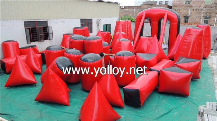 7-10 Man 44 PCS Best Inflatable Air Paintball Bunkers