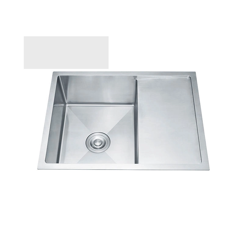 Modern Customized Size Free Standing Stainless Steel Kitchen Sink Table with Drain Board