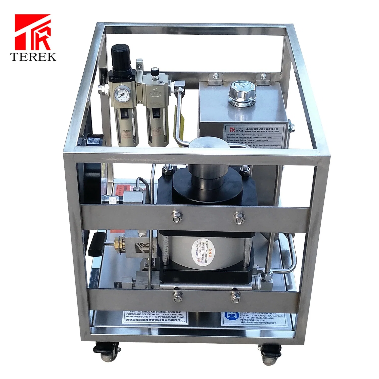 Pneumatic Hydro Pressure Intelligent Digital Display Instrument Control Leak Test Bench Equipment