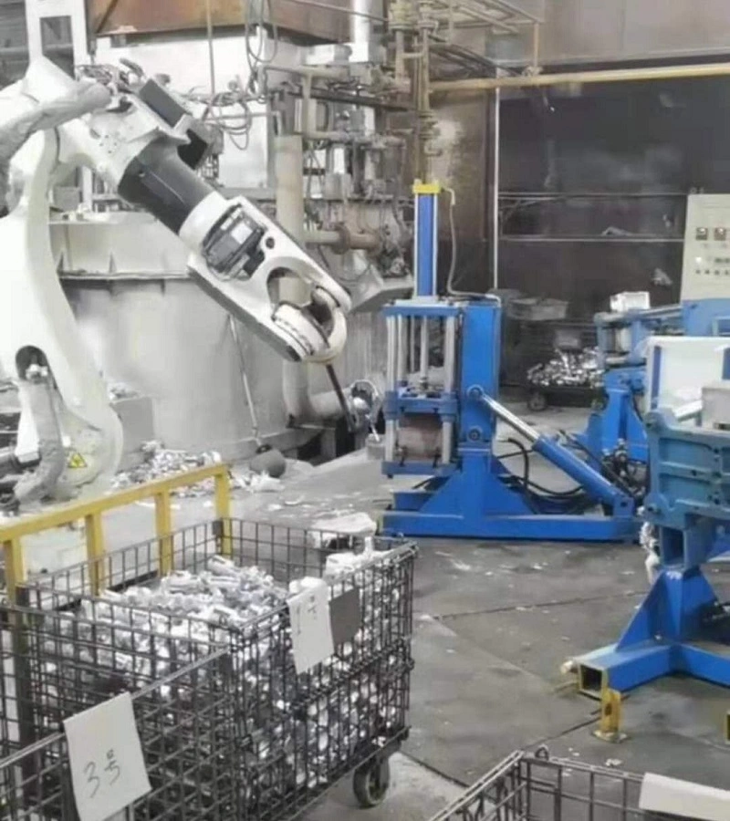 Ligne de production moulage d'aluminium personnalisée haute qualité avec moulage par gravité Machine