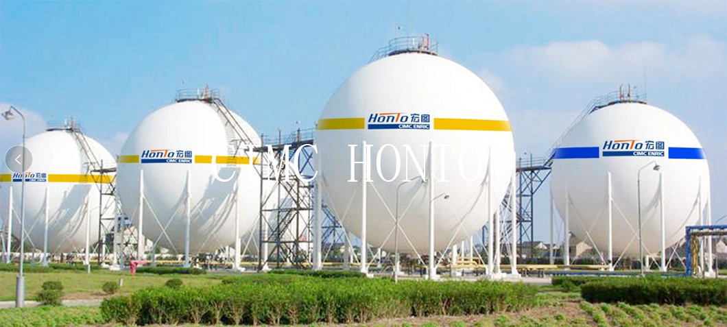 Customized 6150m3 ASME Standard LPG Spherical Storage Tank Terminal EPC Service for UAE Market