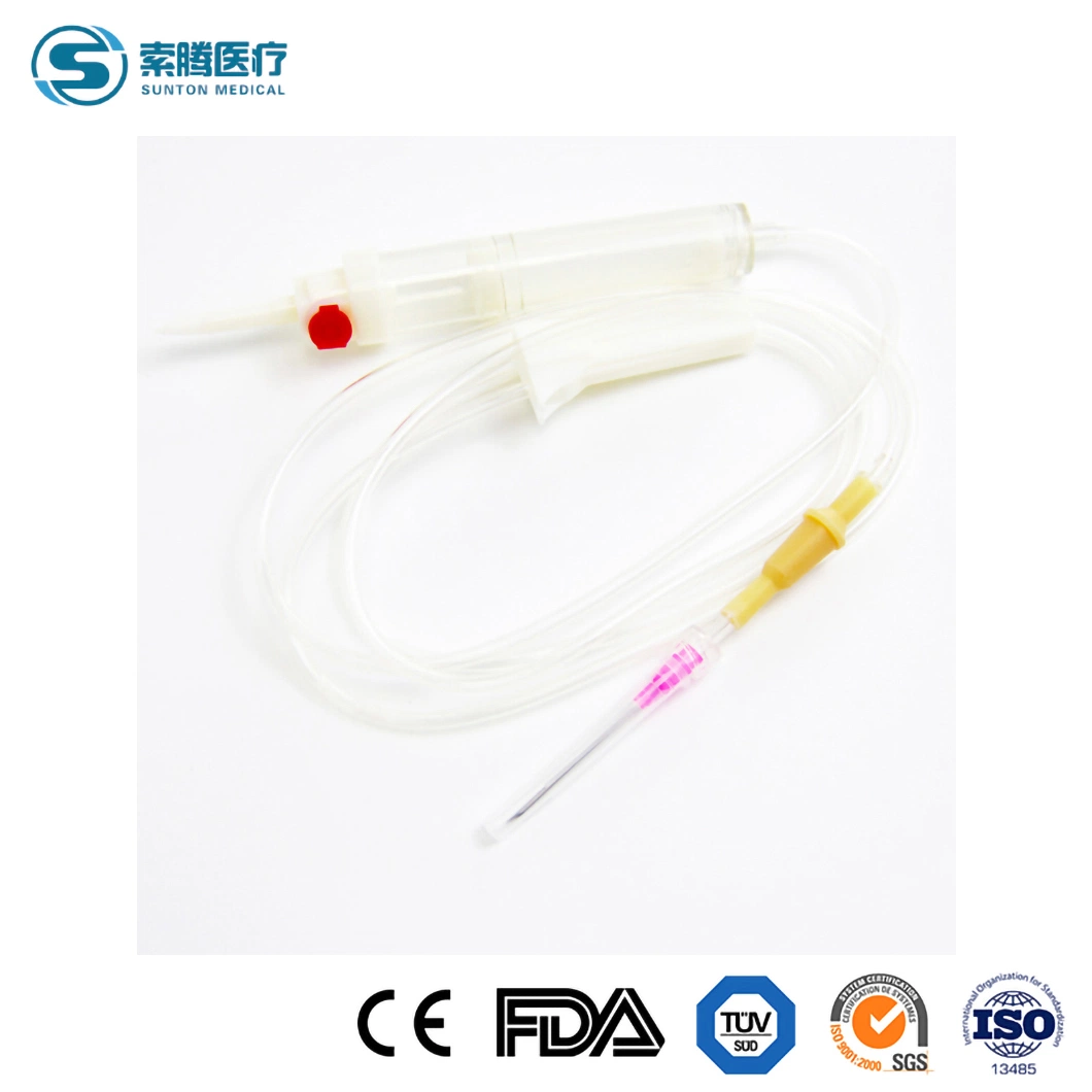 Sunton Blood Giving Set Prime China Lock Blood Transfusion Set Manufacturing Leukoreduced Filter Blood Transfusion Set for Blood Bank Blood Center