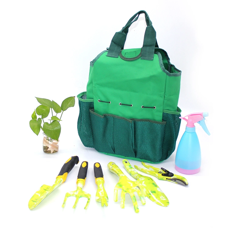 حقيبة أدوات حديقة مجموعة أدوات العمل المتنقلة تخزين حديقة مع كيس