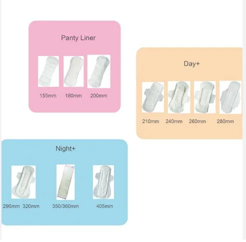 OEM ODM Women Fast Absorption Biodegradable Menstrual Pad Sanitary Napkin