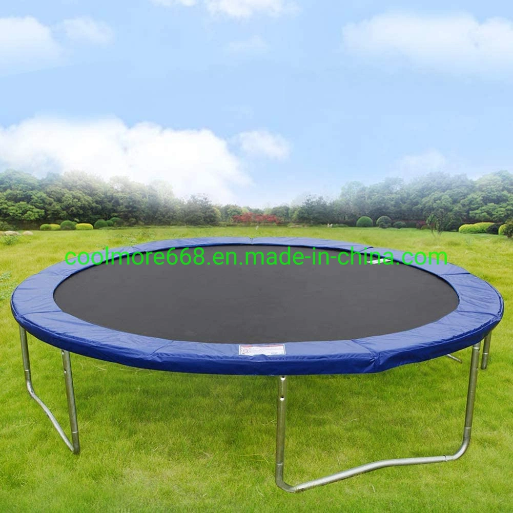 Home Gym Trampolines for Kids Household Fitness Equipments Outdoor Trampoline with Safety Net and PVC Step Ladder