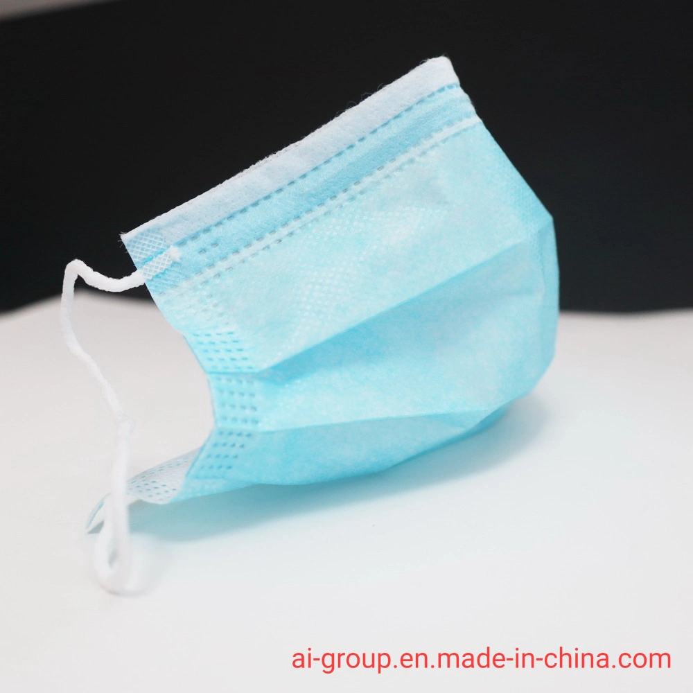 Disposable Three Layer Face Mask Suppliers Pollution Virus Protection