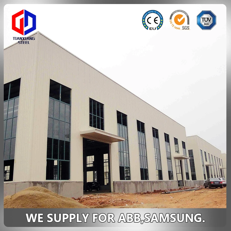 Industrial Prefabricated/Modular Metal Prefab Factory/Workshop/Wareshop/Steel Building Structure