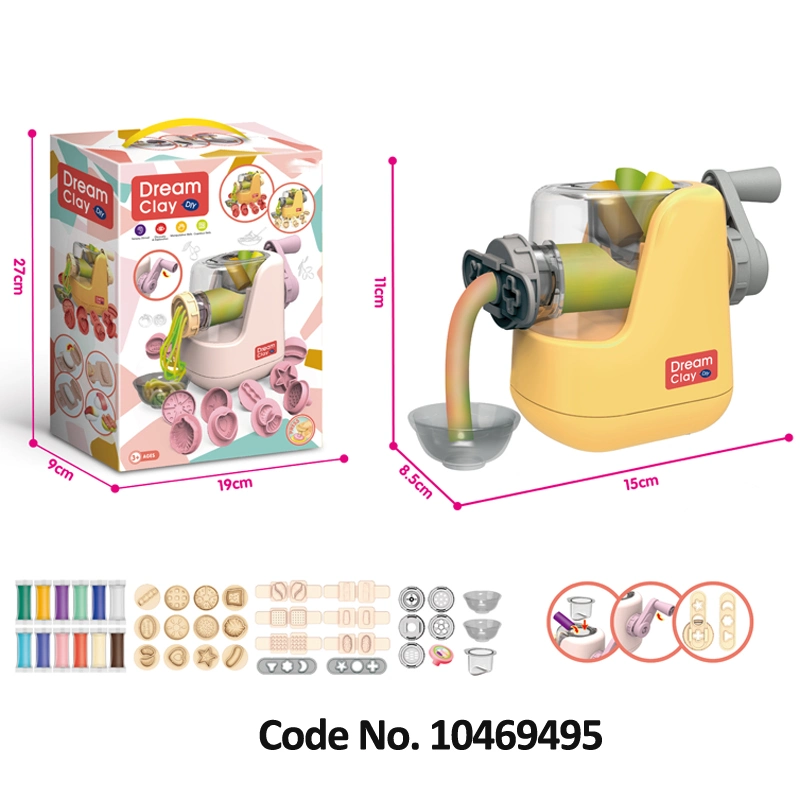 Juguetes educativos pasta para moldear el juego de herramientas para niños Cocina creaciones Playset de fideos y el heladero máquina Playdough Juguetes