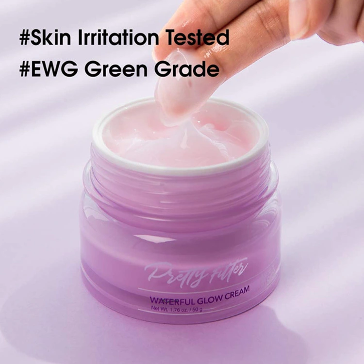 Natürliche Haut beruhigende Feuchtigkeit Steigerung Facial Glow Creme für Make-up