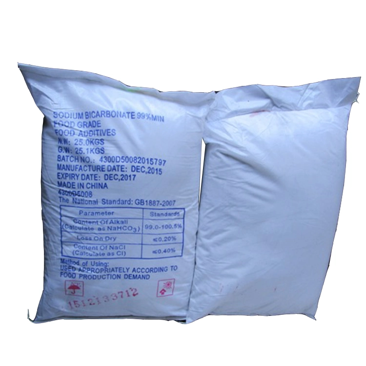 Baking Soda Manufacturer Supply Wholesale/Supplier Price 25kg Bag 99% Purity Sodium Bicarbonate