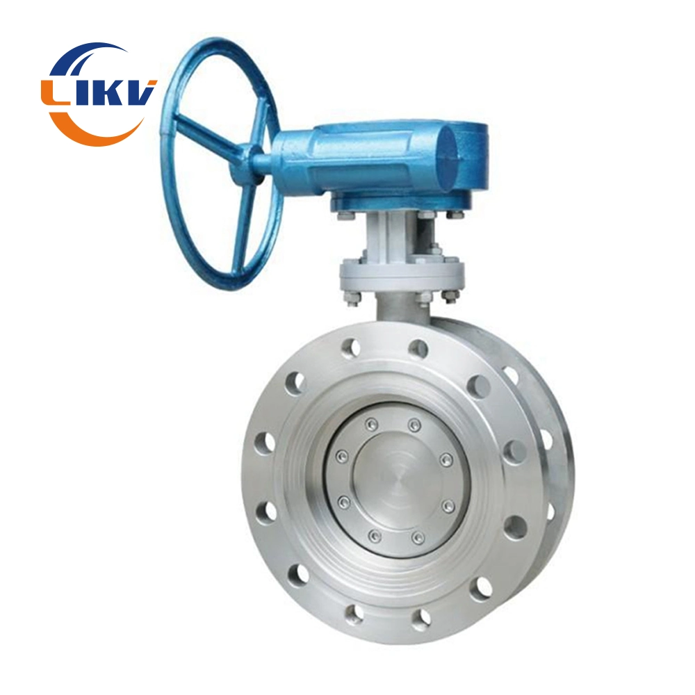 Chinese Supplier Carbon Steel 593 Grooved Rotary Flange Type Butterfly Valve 1.4408 Disc with Pneumatic Actuator