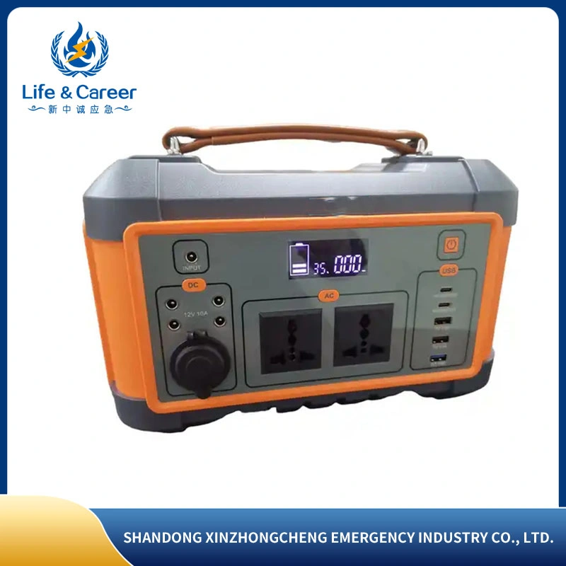 Mobile Lighting Portable Power Station Solar Generator Emergency Blackout Camping 750000mAh Outdoor Power Supply