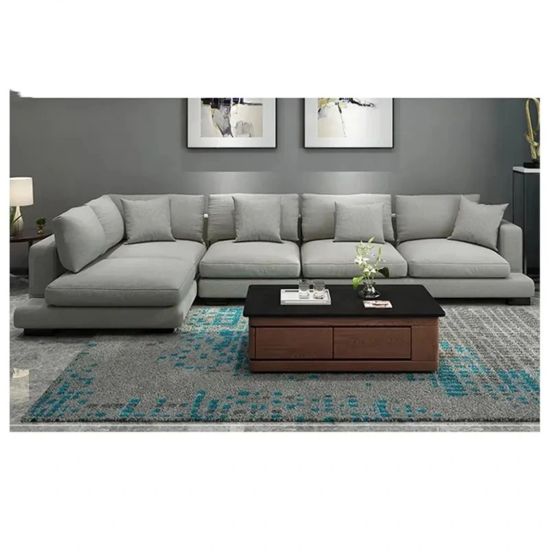 Modern Style Custom Fabric Sofa Leather Fabric Sofa Sofa Set Furniture Living Room