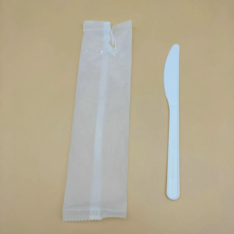 Compostable PLA Take out Knife with Bag