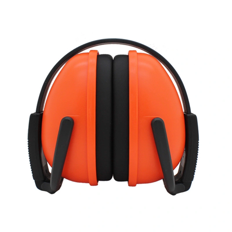 Yellow and Red Foldable Cheap Earmuffs Ear Muff Ear Protection