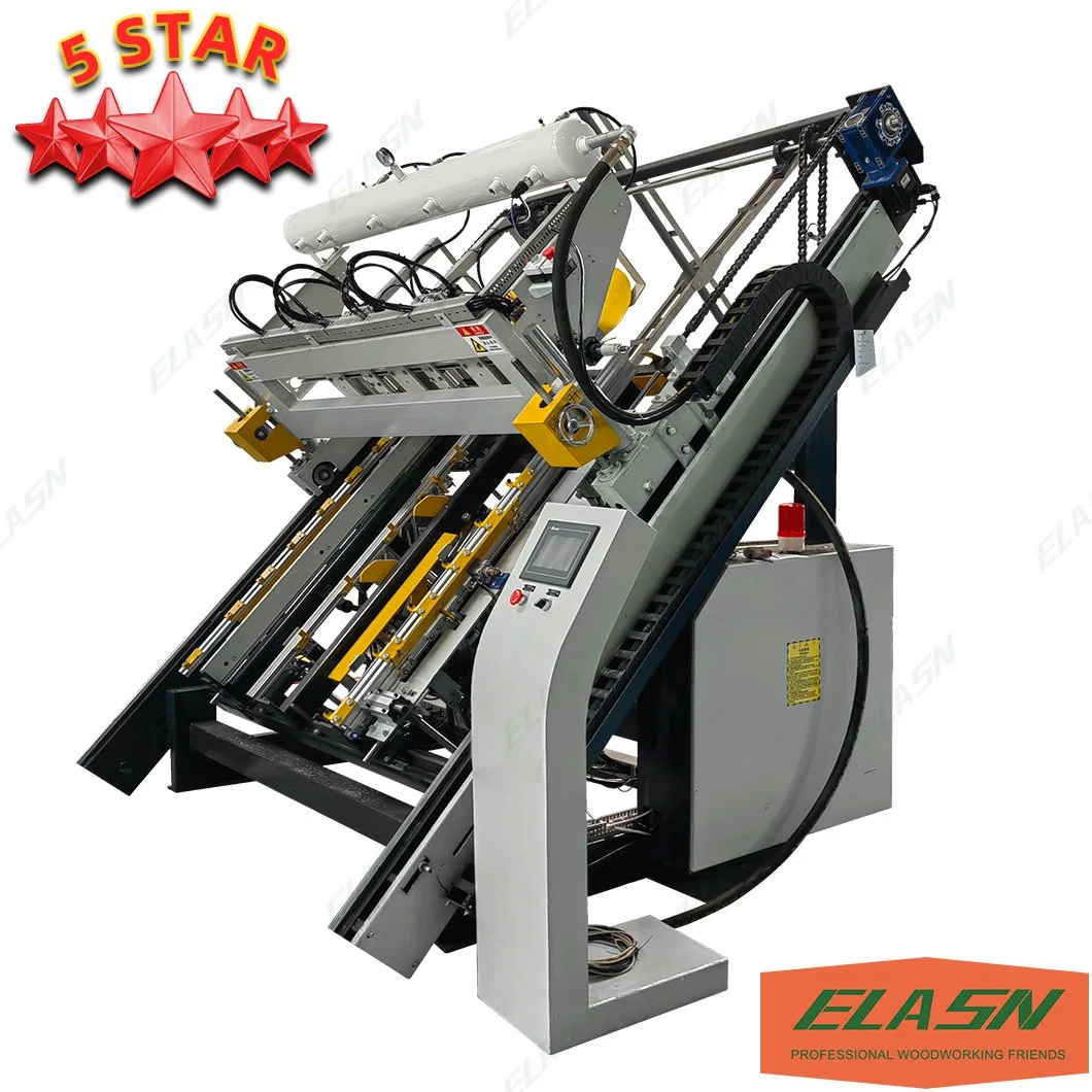 Hot Sale Full Automatic Euro Stringer Nailing Machine Wooden Pallet Stacking Wood Pallet Making Machine