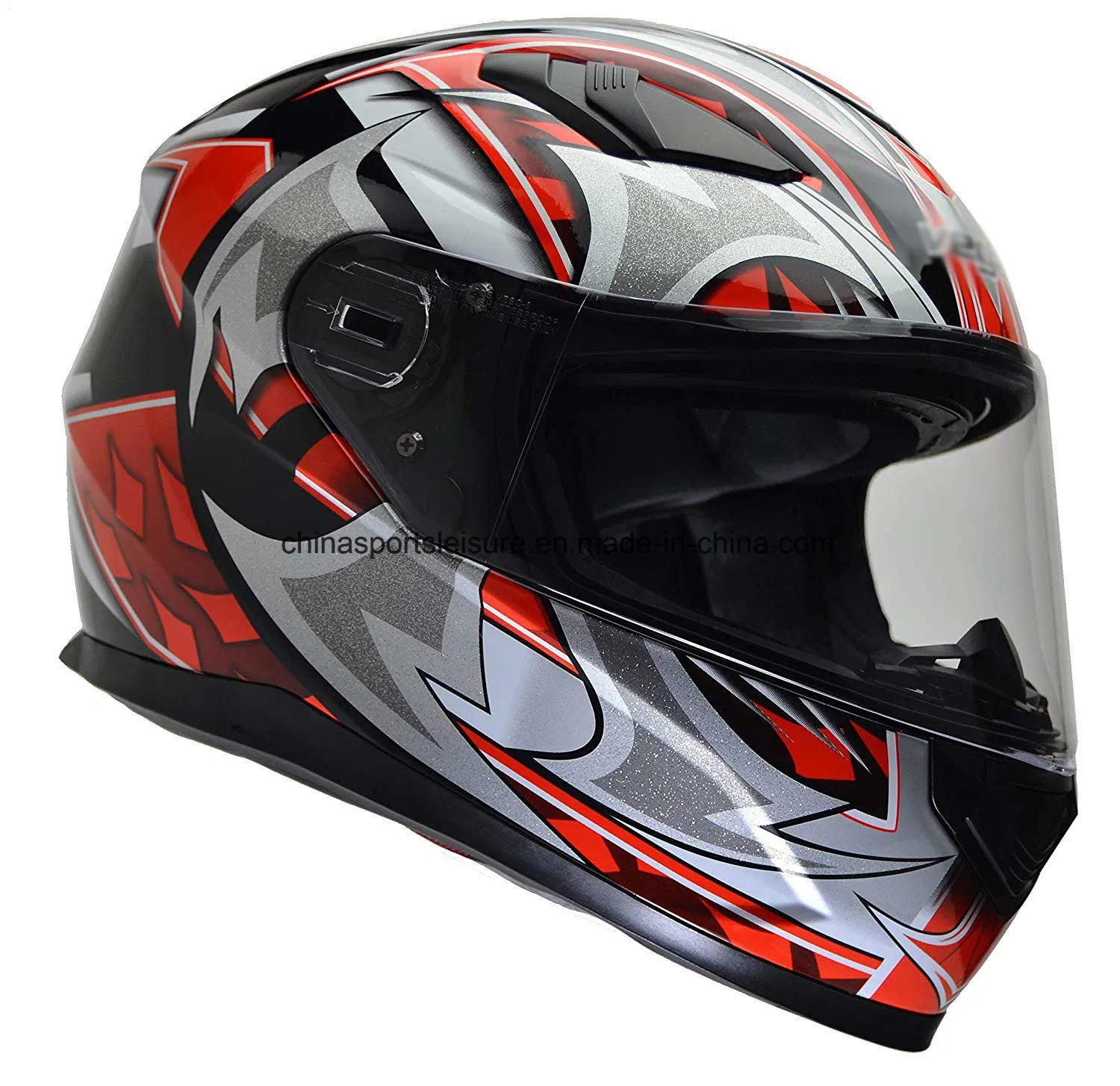 Professional ECE Approved Double Visor Motorcycle Full Face Helmet of ABS