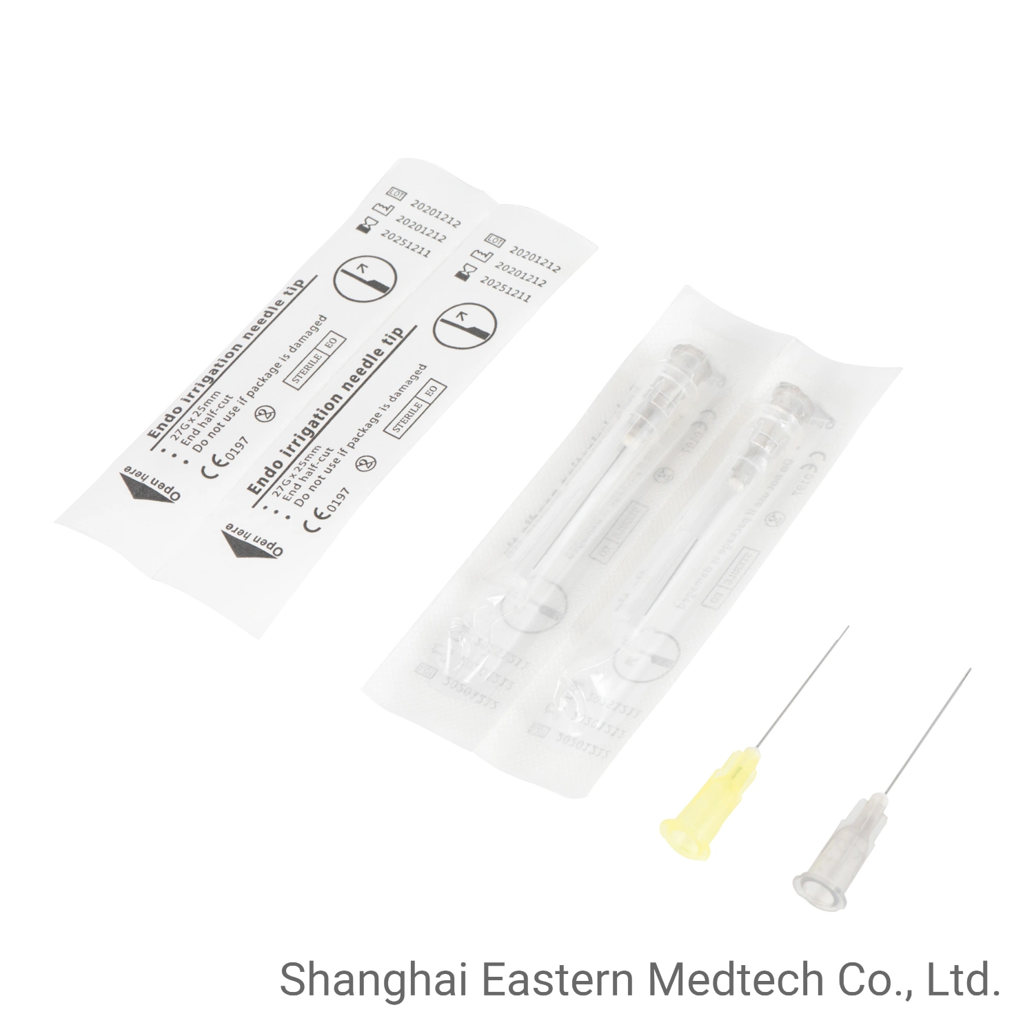 Medical Supply Self Made Cannula International Standard CE ISO Single Use Dental Irrigation Needle Right Angle Type