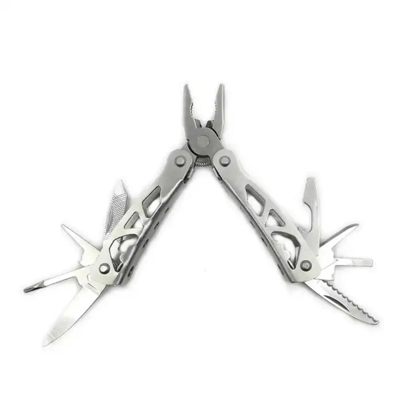 Mini Flagship 10 in 1 Multi-Functional Tool Folding EDC Hand Tool Screwdriver Pliers Bottle Opener Outdoor Multi-Tool Hardware Tool Set