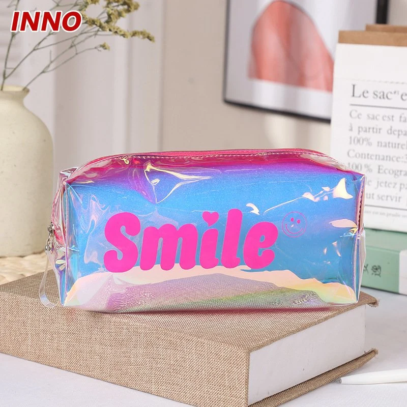 Wholesale/Supplier Inno Brand R061# Magic Laser Colour Pencil Case Student School Supplies Stationery Bag Eco-Friendly