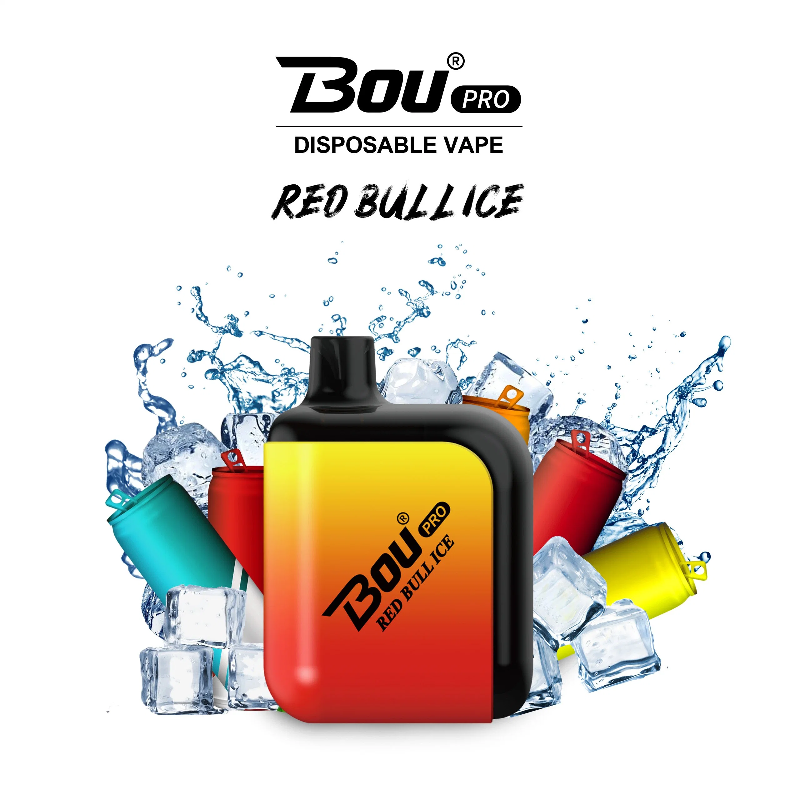 Bou PRO 7000 Puff 5% 16 مل من حاوية دخان OEM يمكن التخلص منها Vape Pen Putff Vape vaporizer Disposable Vالقِرَدة مع FCC ROH CE