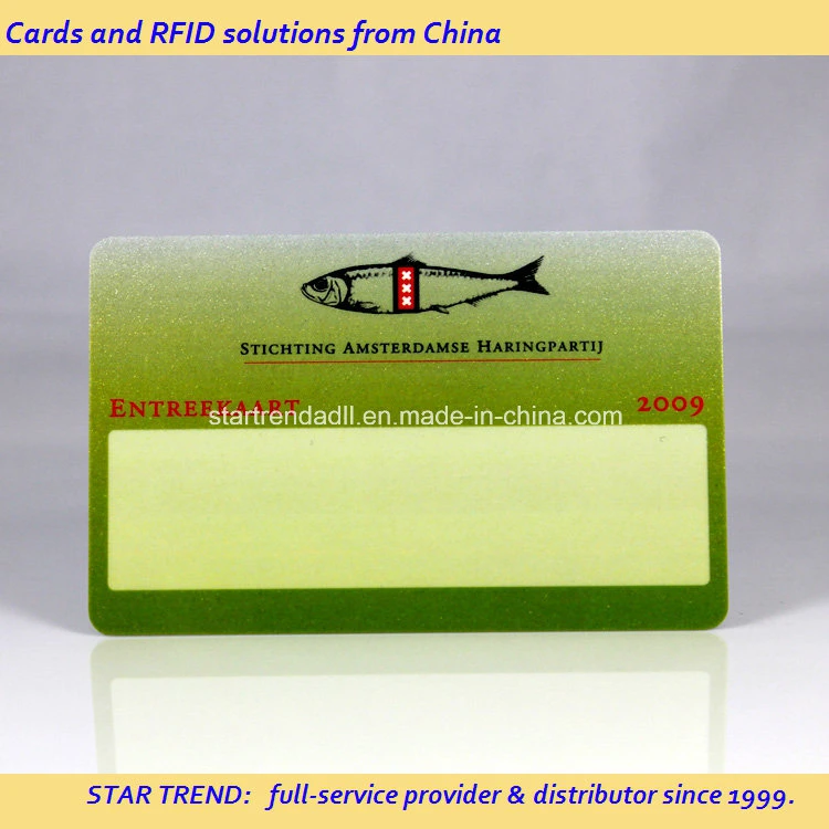 Cmyk Preprinted Plastic Magnetic Card Cr80 Standard Size for Loyalty Card