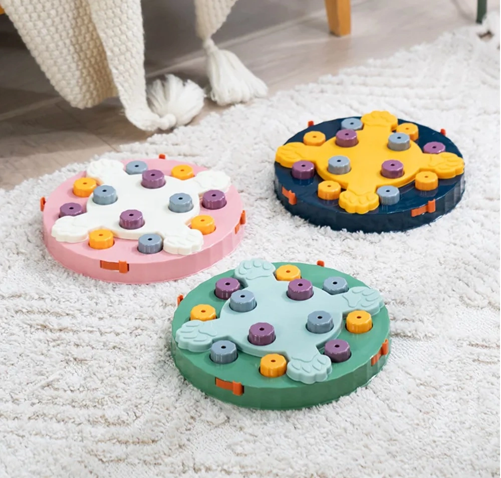 Puzzle Haustier Feeder Spielzeug Interaktive Iq Training Hund Katze Nahrung Spender