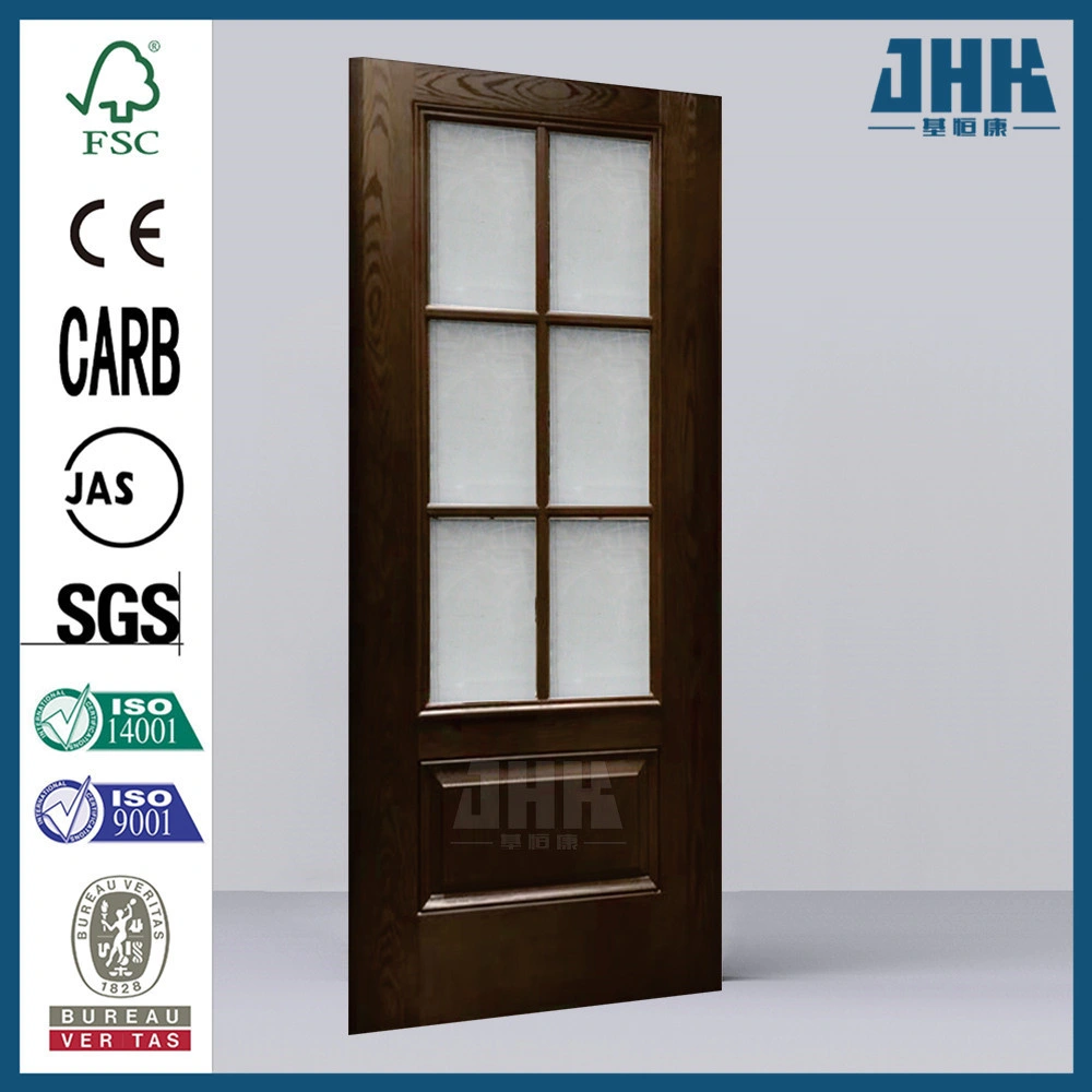 Entrance Furniture Exterior Commercial Fiberglass Barn Doors (JHK-FD04)