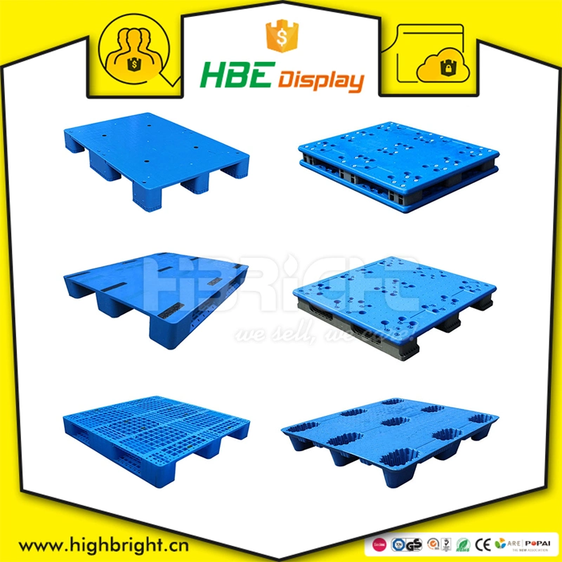 Heavy Duty Recycling Euro Double Sides Plastic Transportation Pallets for Storage
