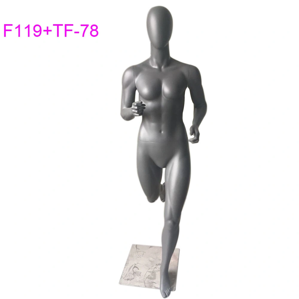 High End Full Body Sports Adult Fiberglass Mannequin Fitness