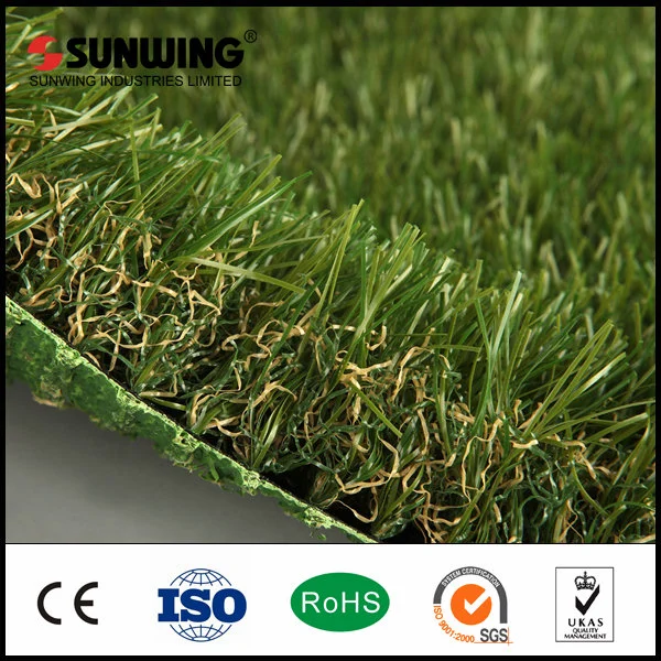 China Supplier PPE Material 42mm Natural Garden Artificial Lawn