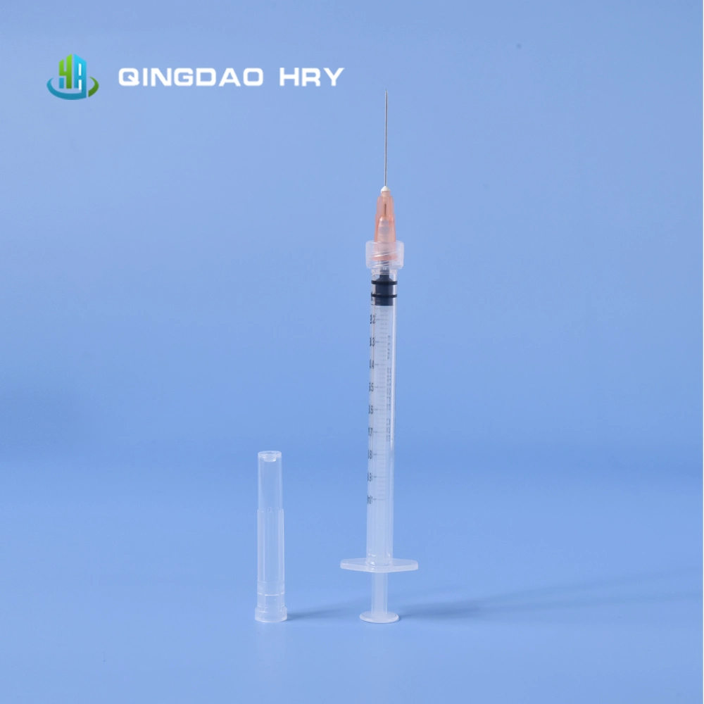 30-Year Factory Supply 3-Parts Plastic Sterile Disposable Syringe with FDA 510K CE&ISO Approved