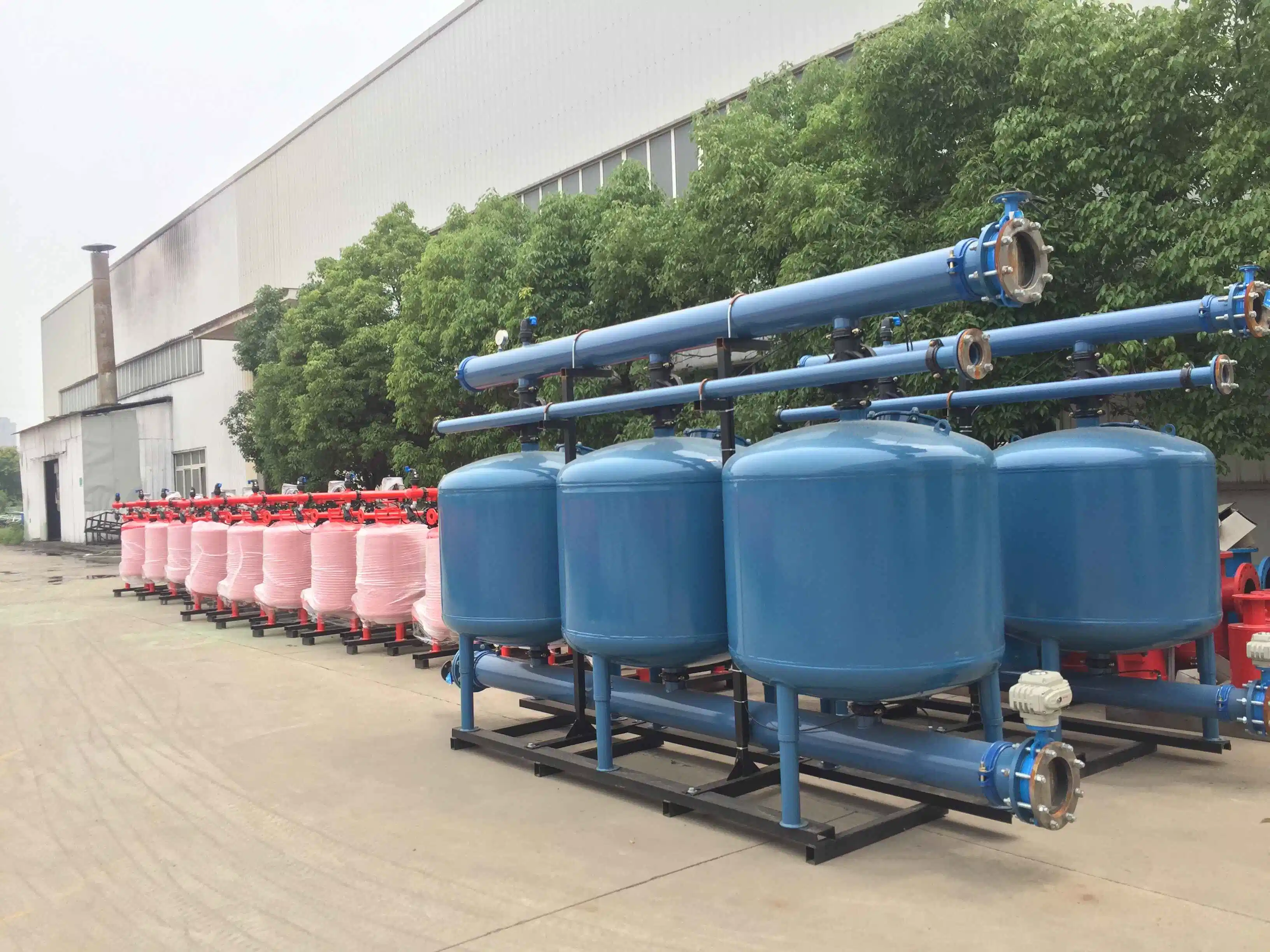 Industrial Multiple Units Sand Filter Machine for Water Treatment